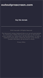 Mobile Screenshot of outoutprescreen.com